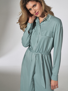 Плаття-сорочка міді літнє жіноче Figl M740 L М'ятне (5902194386050) - зображення 4