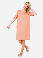 Плаття-футболка коротке літнє жіноче Look Made With Love 444 36-38 Оранжеве (5903999305536) - зображення 3