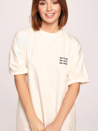 Плаття-футболка міді літнє жіноче BeWear B194 2XL Кремове (5903887620383) - зображення 3
