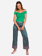 Spodnie damskie Made Of Emotion M677 XXL Zielony/Różowy (5903887665674) - obraz 3