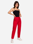Spodnie sportowe damskie BeWear B228 XL Czerwone (5903887656504) - obraz 3