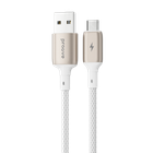 Кабель Proove Dense Metal Micro USB 2.4A 1m White