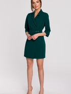 Sukienka krótka jesienna damska Stylove S254 S Zielona (5903887623797) - obraz 3
