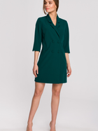 Sukienka krótka jesienna damska Stylove S254 2XL Zielona (5903887623810) - obraz 1