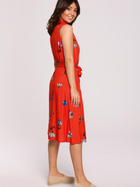 Плаття-сорочка міді літнє жіноче BeWear B230 L Червоне (5903887656771) - зображення 2