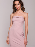 Плаття коротке літнє жіноче Makover K131 S Світло-рожеве (5903887668385) - зображення 3