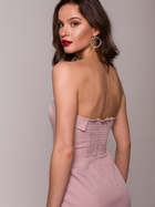 Плаття коротке літнє жіноче Makover K131 L Світло-рожеве (5903887668408) - зображення 4
