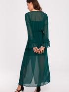 Плаття вечірнє довге жіноче Makover K136 M Зелене (5903887669344) - зображення 2