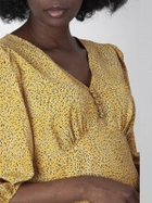 Плаття міді літнє жіноче Perso RBE220017F S Жовте (5908312939788) - зображення 4