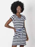 Плаття-сорочка коротке літнє жіноче Perso RBE810101F XL Білий/Синій (5905080203028) - зображення 3