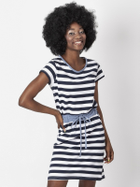 Плаття-сорочка коротке літнє жіноче Perso RBE810101F 3XL Білий/Синій (5905080203042) - зображення 3