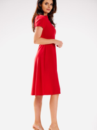 Плаття міді літнє жіноче Awama A592 XL Червоне (5902360581531) - зображення 3