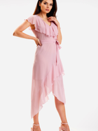 Sukienka midi letnia damska Awama A574 L Różowa (5902360579552) - obraz 3