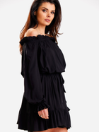Плаття коротке літнє жіноче Awama A578 L-XL Чорне (5902360579941) - зображення 6