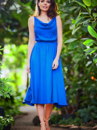 Плаття міді літнє жіноче Awama A579 L Синє (5902360580435) - зображення 5