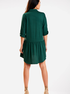 Плаття-сорочка коротке літнє жіноче Awama A584 L-XL Темно-зелене (5902360581043) - зображення 2