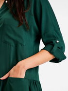 Плаття-сорочка коротке літнє жіноче Awama A584 S-M Темно-зелене (5902360581036) - зображення 7
