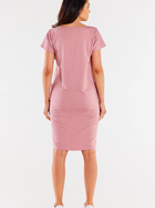 Плаття-футболка коротке літнє жіноче Infinite You M301 S Рожеве (5902360572553) - зображення 2