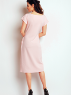 Sukienka midi letnia damska Awama A142 S Różowa (5902360515635) - obraz 2