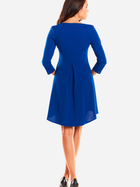 Sukienka trapezowa damska mini Awama A232 M Niebieska (5902360524071) - obraz 2