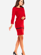 Sukienka krótka jesienna damska Awama A238 S Czerwona (5902360524903) - obraz 3