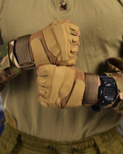 Перчатки тактические беспалые E302 Sand coyot M - изображение 3