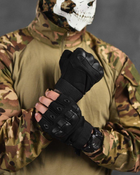 Перчатки беспалые OUTDOOR TACTICS с защитой black M - изображение 5