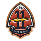 Нашивка 5.11 Tactical Bolt and Arrowhead Patch Red