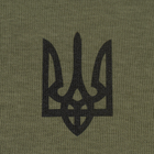 Світшот зимовий Тризуб Logo M Olive Drab - зображення 4