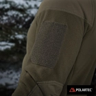 Куртка XS/R Polartec Olive M-Tac Jacket Fleece Dark Combat - зображення 10