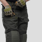 Комплект штурмові штани + куртка. Демісезон UATAC GEN 5.2 Olive (Олива) | L - зображення 13