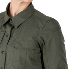 Рубашка тактическая женская 5.11 Tactical Women’s Stryke™ Long Sleeve Shirt XS TDU Green - изображение 4