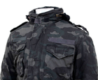 Куртка зі знімною підкладкою SURPLUS REGIMENT M 65 JACKET 2XL Washed black camo - зображення 10