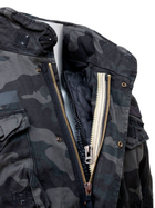 Куртка зі знімною підкладкою SURPLUS REGIMENT M 65 JACKET 2XL Washed black camo - зображення 11