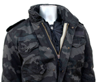 Куртка зі знімною підкладкою SURPLUS REGIMENT M 65 JACKET 2XL Washed black camo - зображення 12