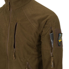 Куртка тактична Helikon-Tex Флісова на замку L Койот ALPHA TACTICAL JACKET - GRID FLEECE COYOTE (BL-ALT-FG-11-B05-L) - зображення 4