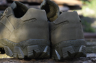 Тактичні Літні кросівки. Олива. Натуральна шкіра. 41р (27см) MSLM-1049-41 - зображення 4