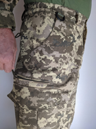 Штани тактичні, військові ЗСУ піксель демісезон - зима - літо водонепроникні Розмір XL (50) - зображення 8