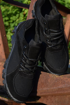 Кросівки Жіночі Літні Тактичні. Чорні. Натуральна шкіра. 36р (23,5см) MSLF-2139-36 - зображення 3