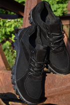 Кросівки Жіночі Літні Тактичні. Чорні. Натуральна шкіра. 44р (29см) MSLF-2139-44 - зображення 7