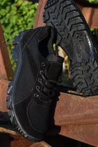 Кросівки Жіночі Літні Тактичні. Чорні. Натуральна шкіра. 47р (31,5см) MSLF-2139-47 - зображення 4