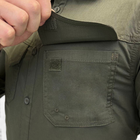 Чоловіча міцна Сорочка Combat RipStop на гудзиках із кишенями олива розмір XL - зображення 6