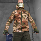 Чоловіча ультралегка Вітровка із мембранної плащівки / Водонепроникна Куртка з капюшоном мультикам розмір L - зображення 5