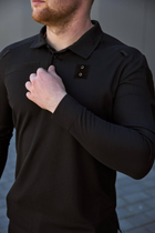 Костюм Поло с длинным рукавом и брюки Kayman черного цвета для полиции L - изображение 4