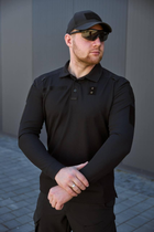 Костюм Поло с длинным рукавом и брюки Kayman черного цвета для полиции XL - изображение 5