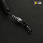 Шнур черный страховочный с под карабин M-Tac Lite D-кольцом - изображение 4