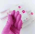 Перчатки нитриловые (розовые),100 шт (50 пар) CEROS, S - изображение 2