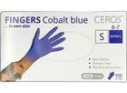 Перчатки нитриловые (синие),100 шт (50 пар) CEROS, S - изображение 3