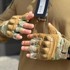 Перчатки Mechanix с открытыми пальцами и усиленными ладонями мультикам размер XL - изображение 1