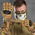Сенсорные перчатки Stendboy с защитными накладками койот размер XL - изображение 4